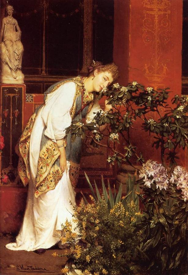 Alma-Tadema Lawrence - Dans le Peristyle.jpg